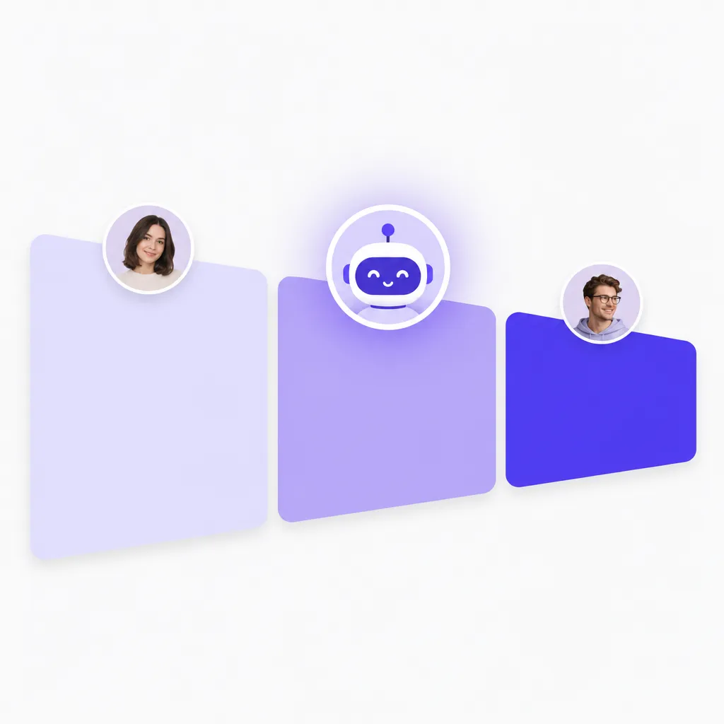 A sales pipeline with an AI employee assigned to a stage